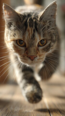 Fototapeta premium a cat walking
