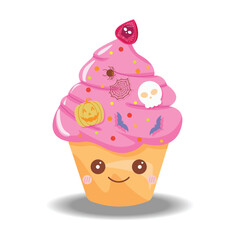 Halloween cup cake