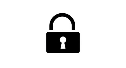 Unlocking new possibilities with this iconic open padlock symbol, representing freedom and access for your digital security and privacy concepts.isolated on white background