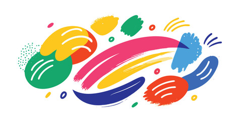 Abstract shapes background modern artistic vector illustration design creative decorative backdrop for presentation banner template posters cards invitations