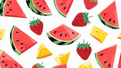 watermelon seamless pattern