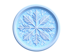 3D Snowflake Illustration