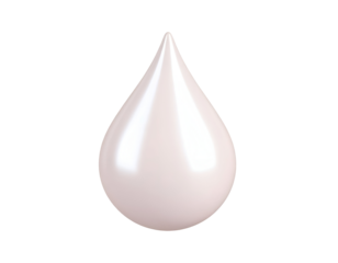 Creamy Drop 3D Render