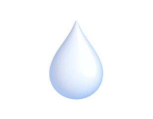 3D Render of a Single Water Drop