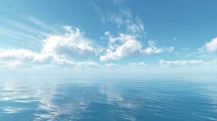 perfect sky and water of ocean no logos no brands ar 169