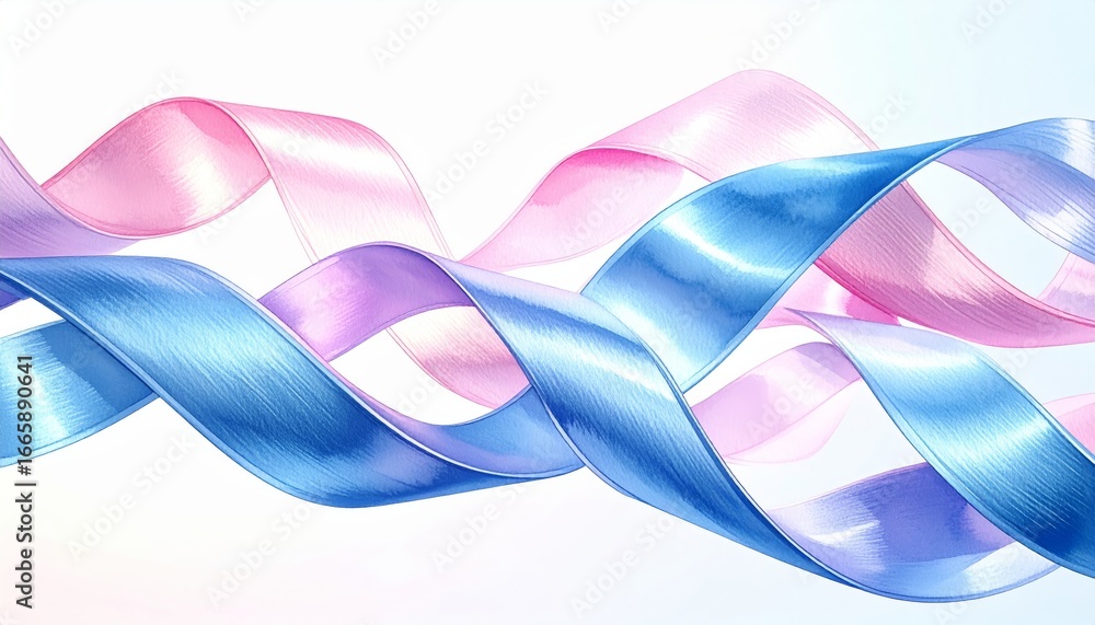 Poster abstract and colorful waves with flowing light and smoke create a dynamic, modern background design