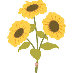 Sunflower Vector Illustration