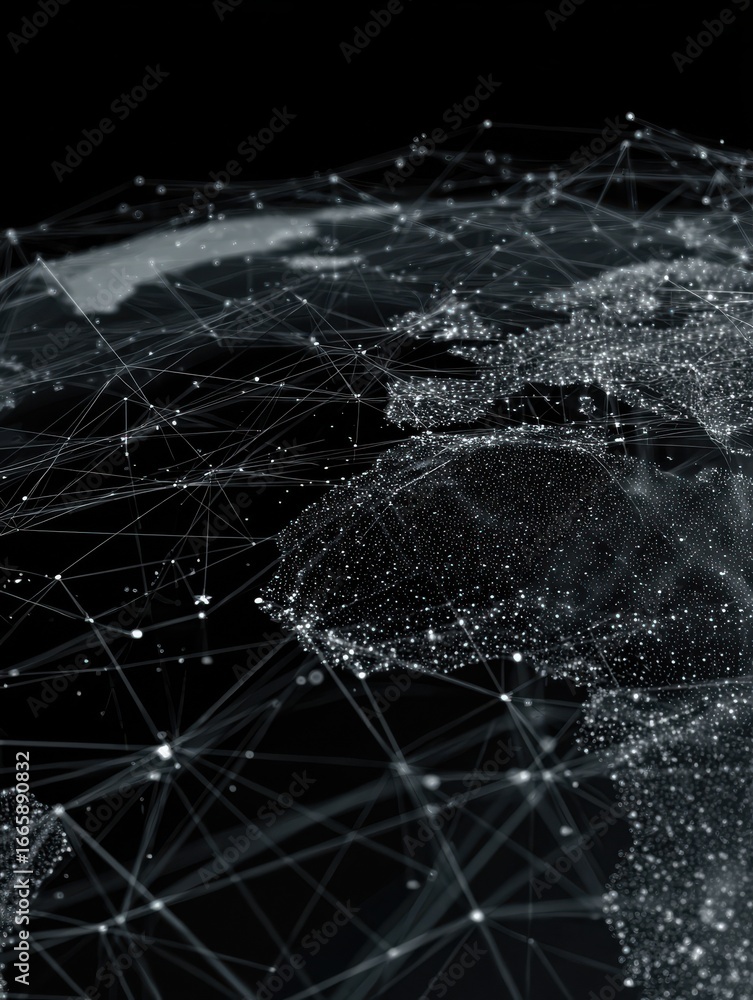 Poster global networks background