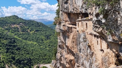 Naklejka premium kipina church in village kalarite greece