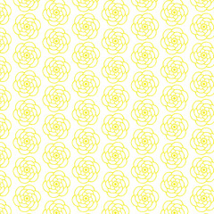 Red and Green Blooms Seamless Design