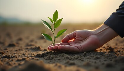 Reclaiming the Barren: A Single Sapling's Journey