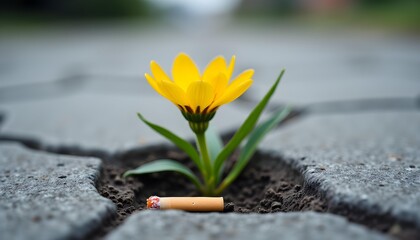 Nature's Tenacity Amidst Urban Weariness