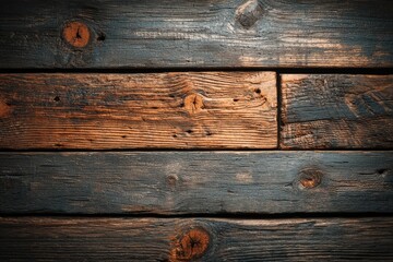Aged wooden planks, horizontal, varied tones