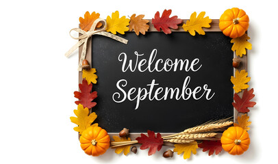 Welcome September Chalkboard