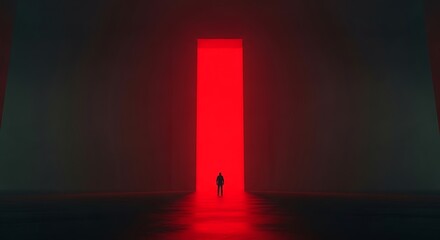 Red Doorway, Intriguing Path.