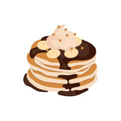 Delicious Pancakes Illustration - National Pancakes Day