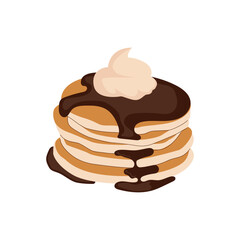 Delicious Pancakes Illustration - National Pancakes Day