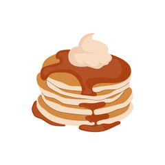 Delicious Pancakes Illustration - National Pancakes Day