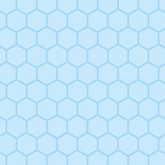 Fototapeta premium abstract blue colour geometric hexagon honeycomb pattern, Vector Illustration. with white background.