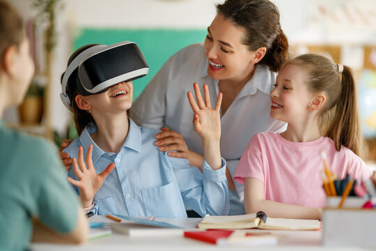 Children are learning in the class