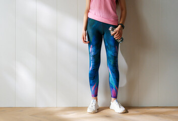Woman in fashionable sportswear