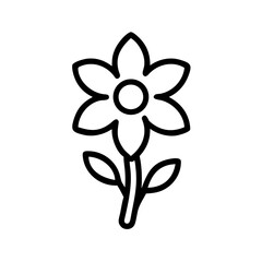 Fototapeta premium Flower Icon