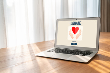 Online donation platform offer modish money sending system for people to transfer on the internet