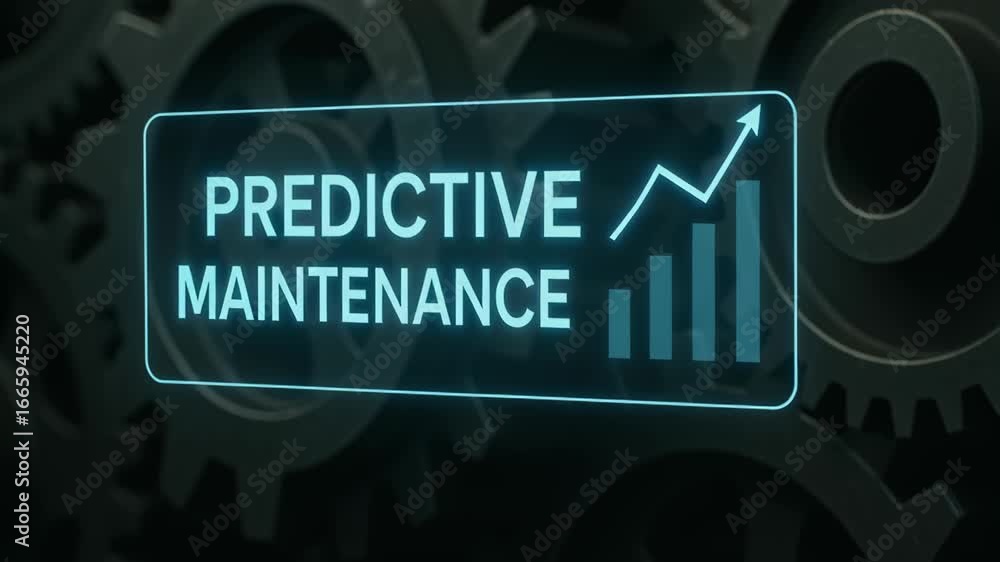 Poster predictive maintenance boosts smart factory performance by leveraging industrial gear technology and
