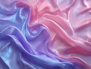 Obraz premium Pastel Waves of Fabric