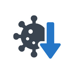 Virus Reduction Icon