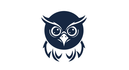 Wise owl mascot design for technology company offering innovative digital solutions and services