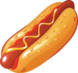 hot dog illustration