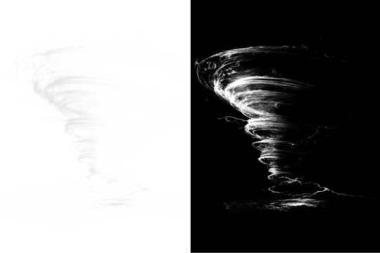 Tornado whirlwind swirl Png with glowing neon light, vibrant spinning vortex, sparkling flare beams, dynamic hurricane wind, bright shining particles, and transparent motion.