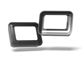 Food Container 3D Rener Isolated White for Mockup 4