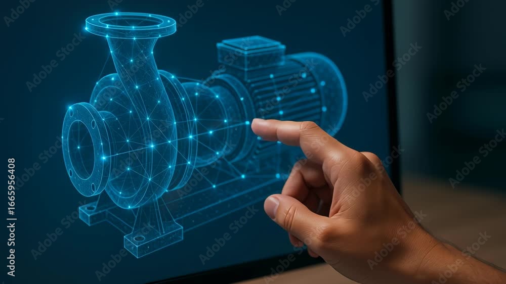 Poster smart predictive maintenance technology factory settings enhances equipment efficiency through digit