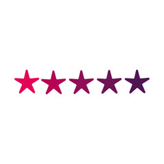 Star rating design 5 star
