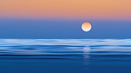 Sunset over the Ocean