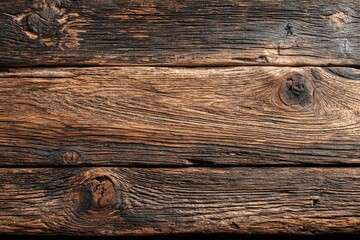 Naklejka premium Close-up of weathered wooden planks (14)