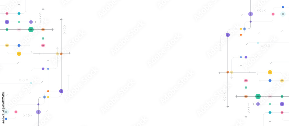 Poster digital technology background. concept with technology line. circuit board background technology