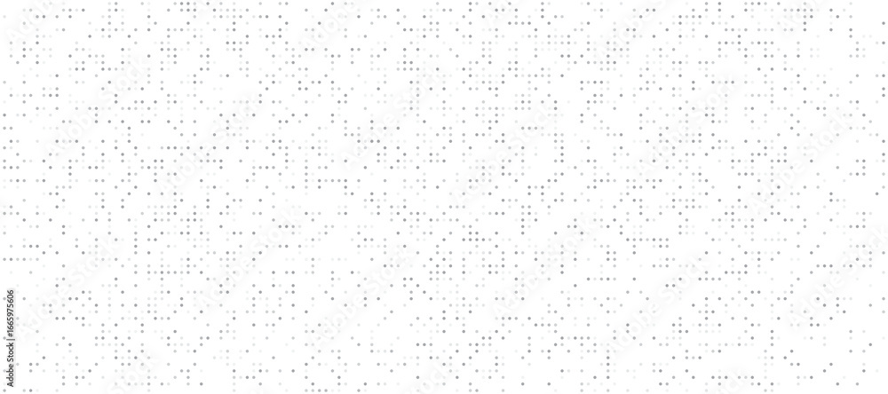 Aufkleber digital technology background. digital data dots gray pattern pixel background