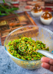 Mirch Achar, Green Chilie Pickle