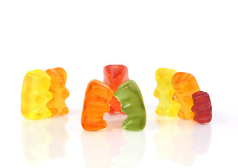 Gummy bear story series - Getting engaged, abstract concept