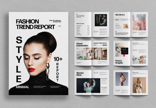 Minimal Fashion Magazine Template