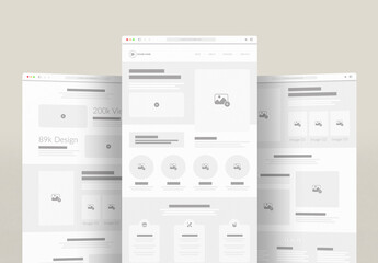 Wireframe Template Layout