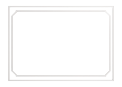 Minimalist border with geometric and clean lines