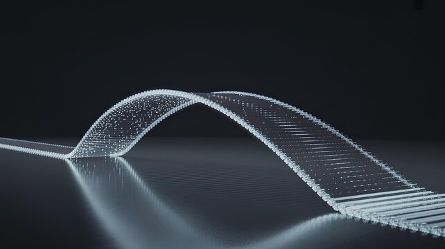 Abstract Trust Bridge Connecting Concepts with a digital network pathway