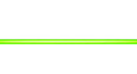 Vibrant, razor-sharp lime green light beam cutting horizontally across pristine transparent minimalist background with copy space, concept of digital energy and technology
