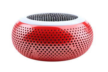 Bluetooth speaker isolated on white background --ar 3:2