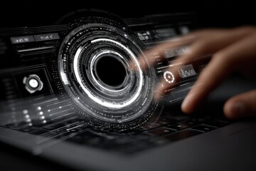 Digital Interface Connection Hand Interaction Innovation