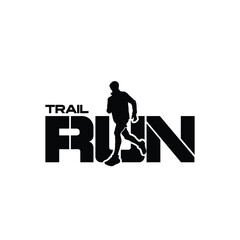 ultra trail run logo vector © tropisart